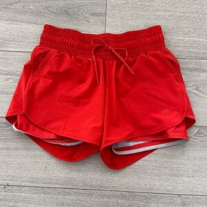 Albion sprinter shorts red